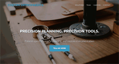 Desktop Screenshot of customorthopaedics.com